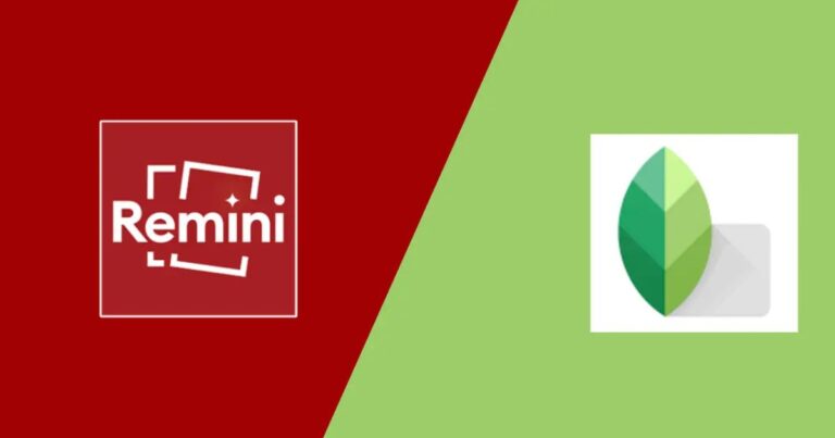 Remini vs Snapseed
